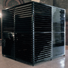 Deambulatori. 260 x 260 x 260cm. Alumini anoditzat negre, marmolita negra.1994